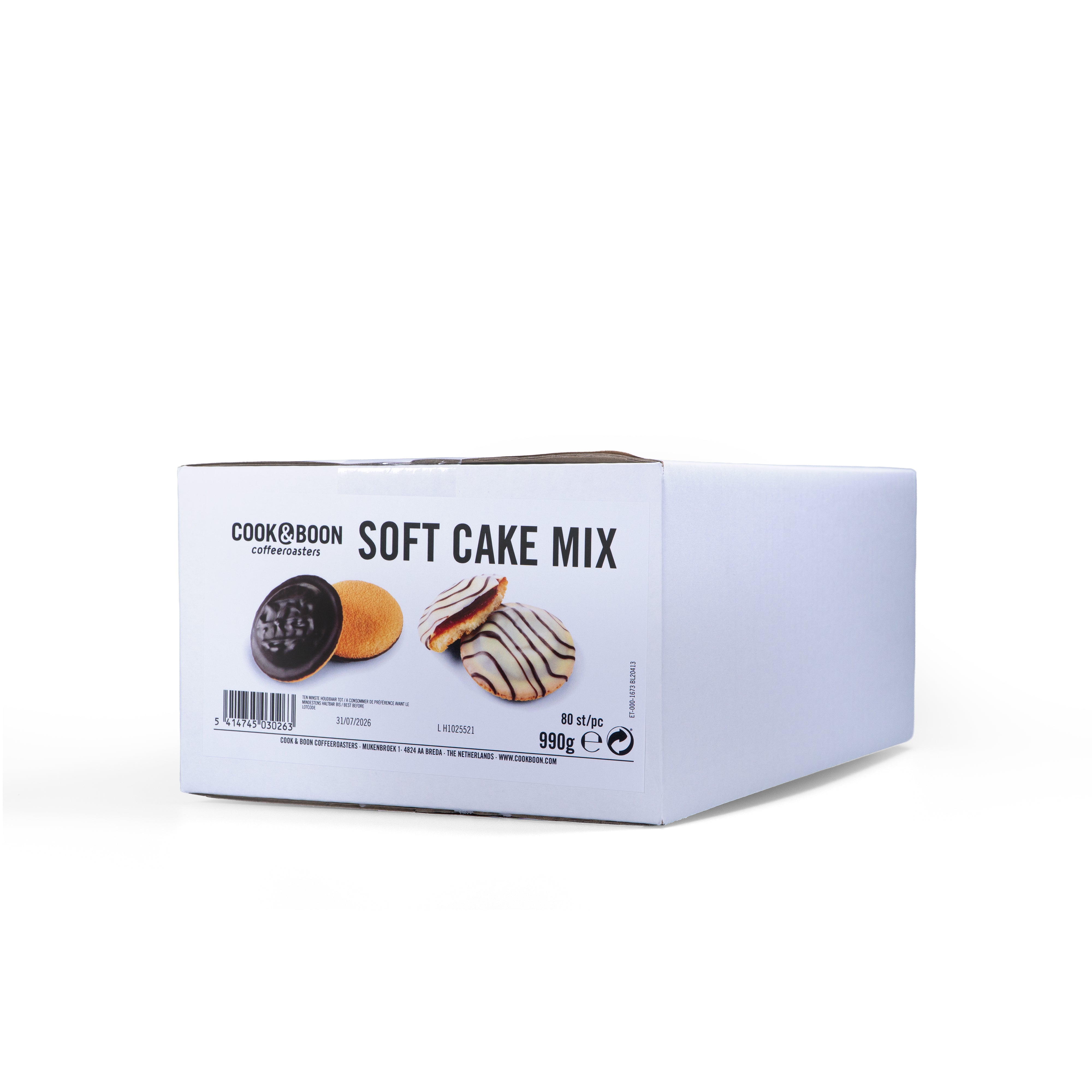 Doosje Soft Cake à 80 stuks
